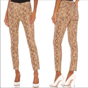 Frame Denim Python coated denim